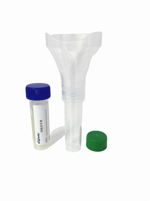 डिस्पोजेबल 5ml 10ml ट्यूब डीएनए लार संग्रह किट 2ml समाधान के साथ
